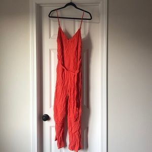 Coral jumpsuit